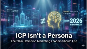 ICP Isn’t a Persona: The 2026 Definition Marketing Leaders Should Use