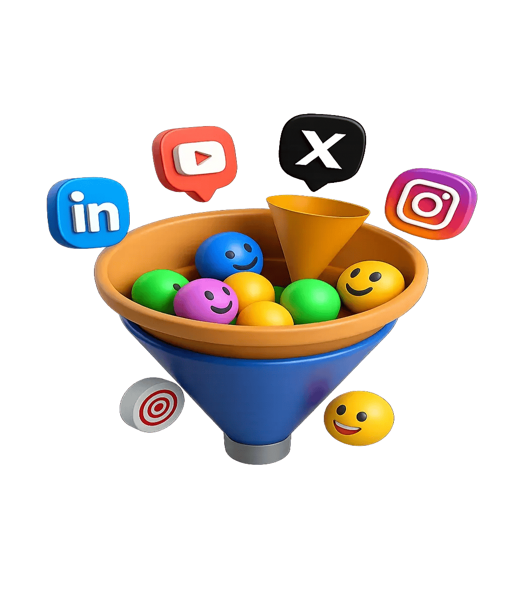 20250717_1443_Social Media Funnel_remix_01k0ctxnmjfn7t72pjfrvzrwj1-1